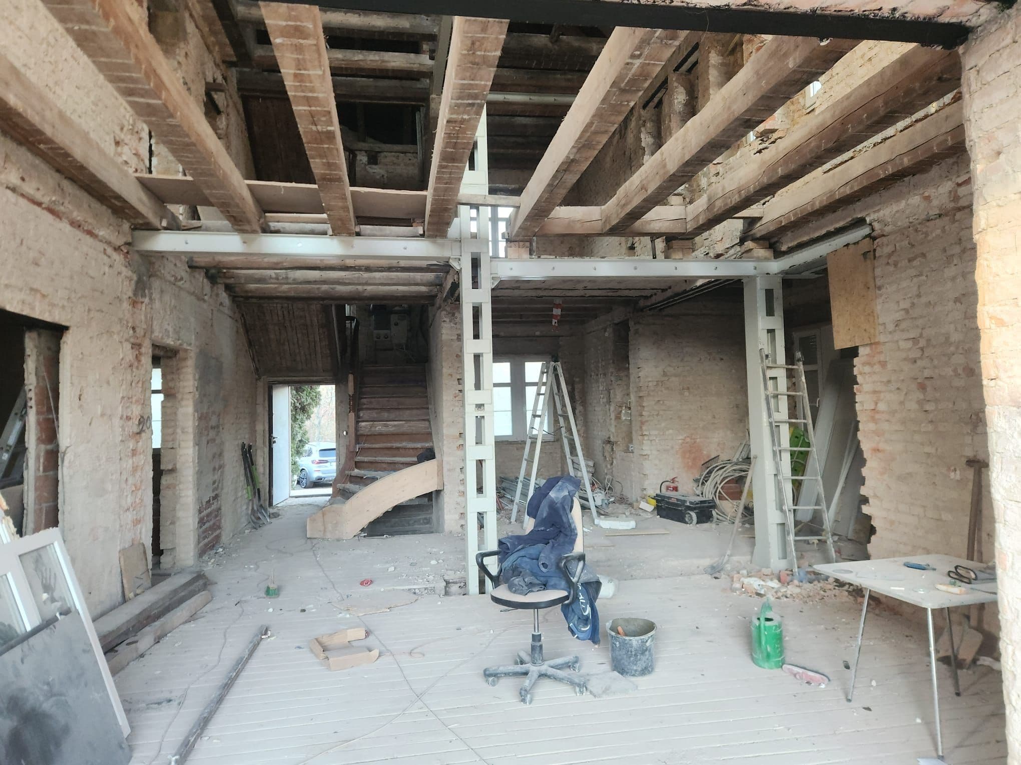 Konstrukcja stalowa szkieletu domu jednorodzinnego 3